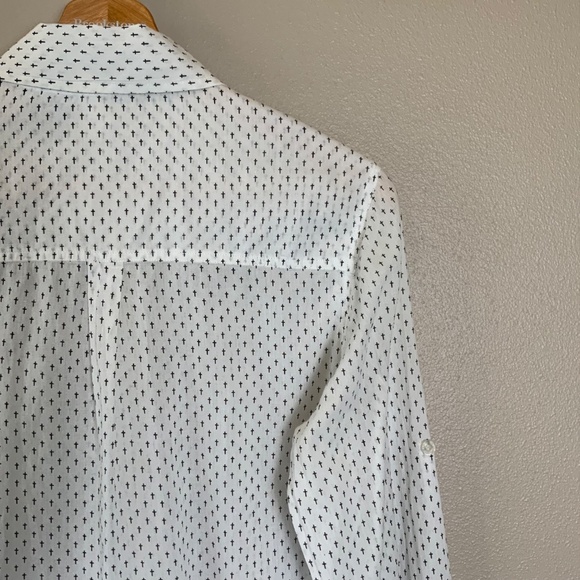 RVCA Cross Printed Button-up Blouse - Picture 13 of 16